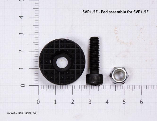 Hovedbilde SVP1.5E - Pad sett til plateklype ...
